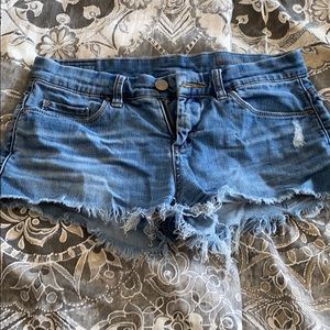 Blank jean shorts. Size 26